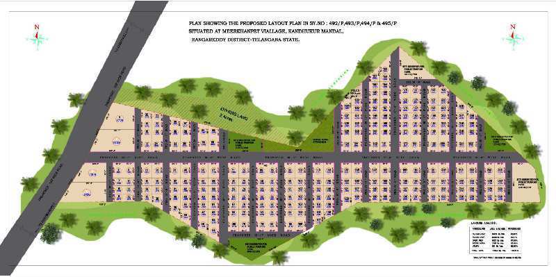 200 Sq. Yards Residential Plot for Sale in Kandukur, Rangareddy