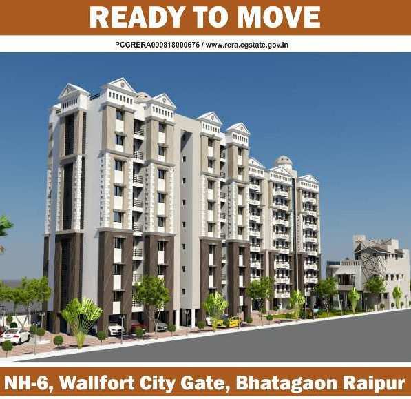 1 BHK Flats & Apartments for Sale in Bhatagaon, Raipur (400 Sq.ft.)