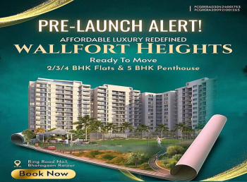 3 BHK Flats & Apartments for Sale in Bhatagaon, Raipur (1500 Sq.ft.)