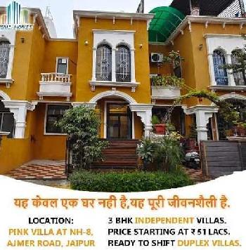 3 BHK Individual Houses / Villas for Sale in Ajmer Road, Jaipur