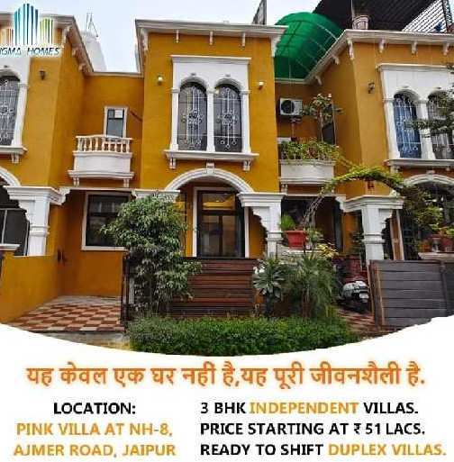 3 BHK Individual Houses / Villas For Sale In Ajmer Road, Jaipur (1750 Sq.ft.)