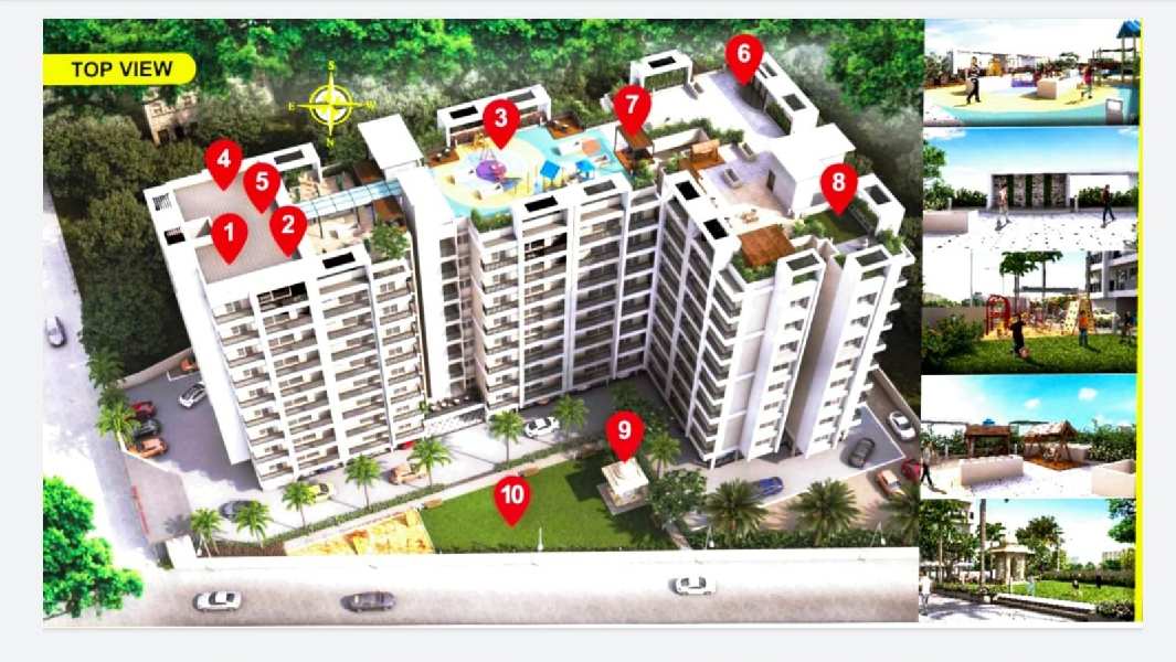 2 BHK Flats & Apartments for Sale in Bhatagaon, Raipur (810 Sq.ft.)