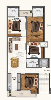4bhk luxury low-rise flat for sale in Aerocity