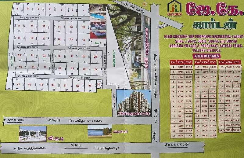 21 Cent Agricultural/Farm Land for Sale in Katpadi, Vellore