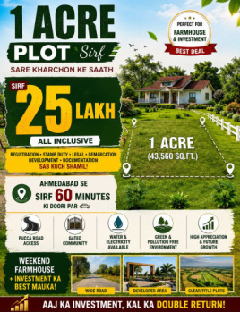 Residential Plot for Sale in Viramgam, Ahmedabad (1 Ares)