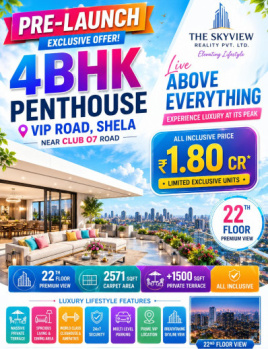 2571 Sq.ft. Flats & Apartments for Sale in Shela, Ahmedabad