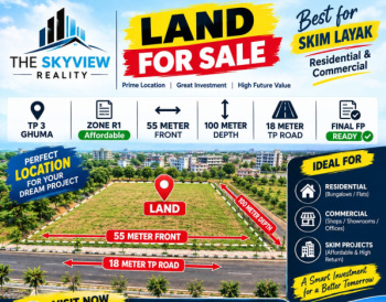 Residential Plot for Sale in South Bopal, Ahmedabad (5500 Sq. Meter)