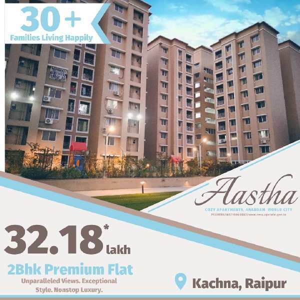 2 BHK Flats & Apartments for Sale in Kachna, Raipur (1150 Sq.ft.)