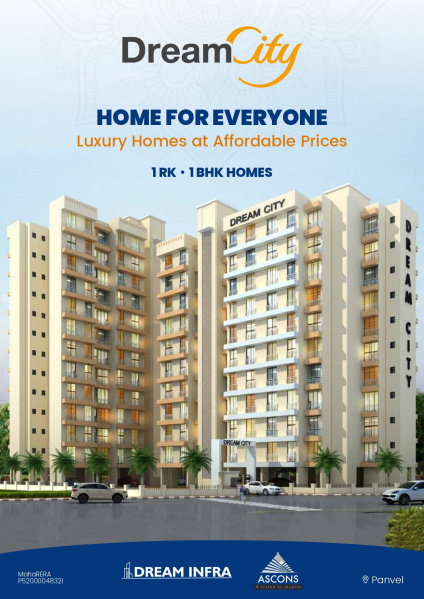 1 RK Flats & Apartments for Sale in Navi Mumbai (365 Sq.ft.)