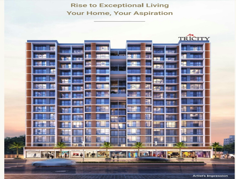 2 BHK Flats & Apartments for Sale in New Panvel, Navi Mumbai (1005 Sq.ft.)