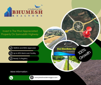 Residential And Investment Plots NMRDA And RERA Approved With Township Amenities