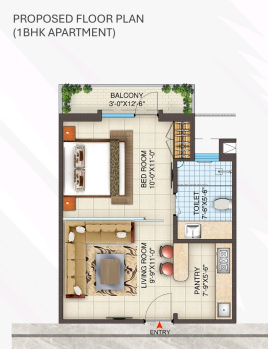 700 Sq.ft. Studio Apartments for Sale in Rajpura Road, Patiala