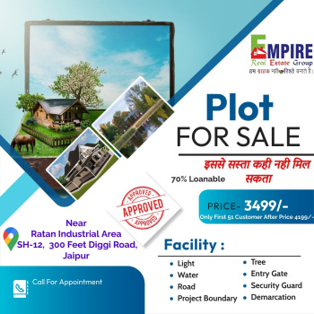 500 Sq. Yards Residential Plot for Sale in Diggi Road, Jaipur