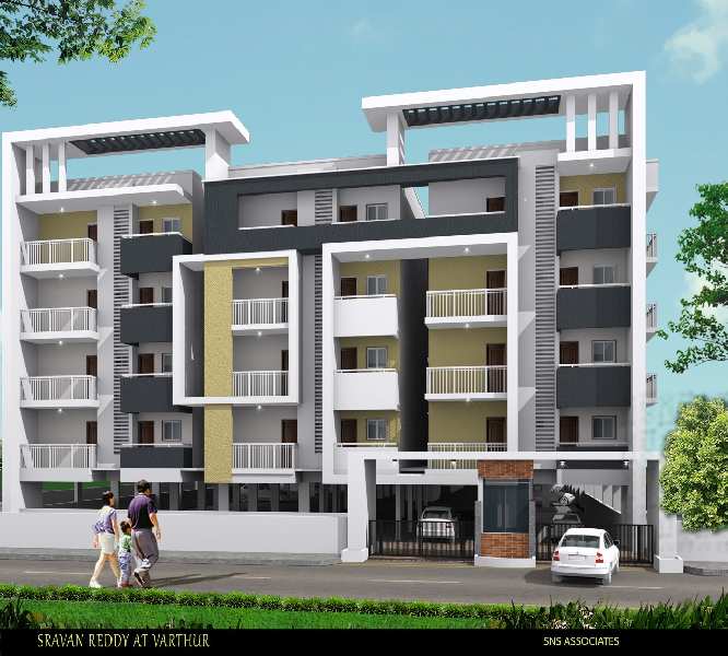3 BHK Flats & Apartments for Sale in Whitefield, Bangalore (1520 Sq.ft.)