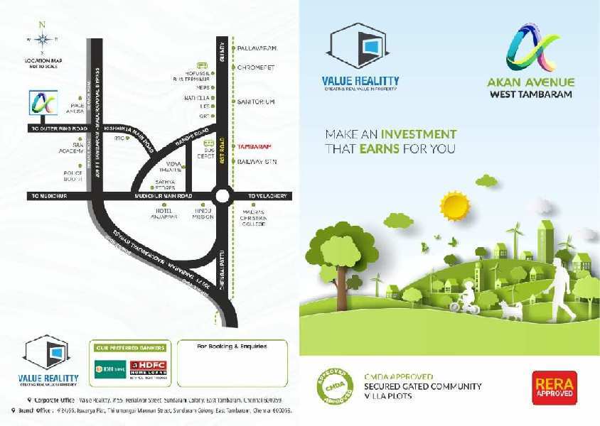 1190 Sq.ft. Residential Plot for Sale in West Tambaram, Chennai