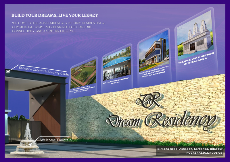 Residential Plot For Sale In Ashok Nagar, Bilaspur (1000 Sq.ft.)