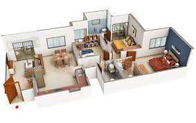 3 BHK Flats & Apartments for Sale in EON Free Zone, Pune, Pune (1450 Sq.ft.)
