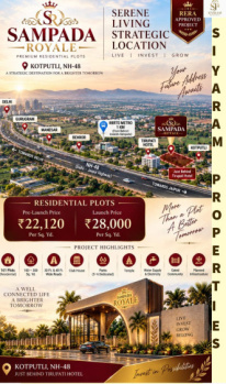 Residential Plot for Sale in Kotputli, Jaipur (100 Sq. Yards)