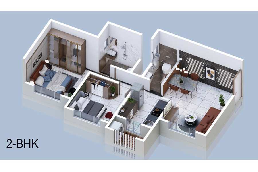 2 bhk flat for sale in naigaon east.