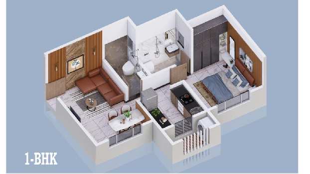 2 bhk flat for sale in Naigaon east.