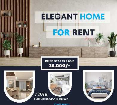 1 BHK Flats & Apartments for Rent in Kandivali West MG Road, Mumbai (430 Sq.ft.)