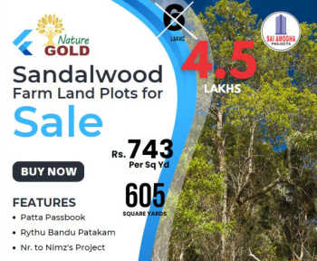 Agricultural/Farm Land for Sale in Hyderabad (605 Sq. Yards)