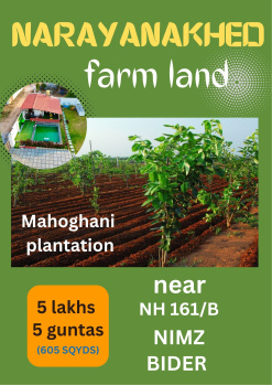 Farm House for Sale in Narayankhed, Sangareddy (605 Sq. Yards)