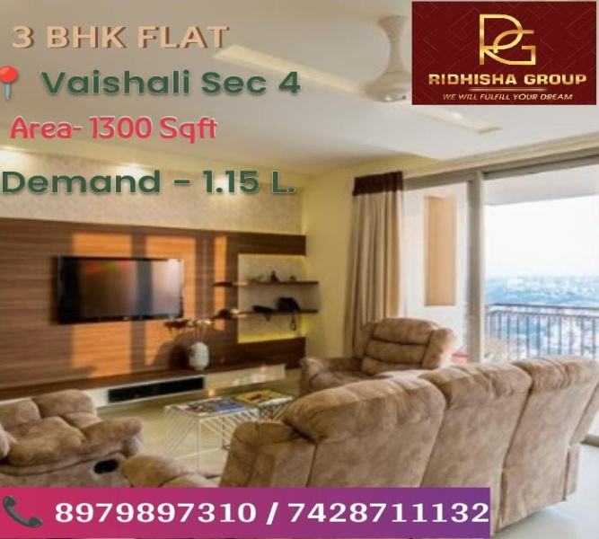 3 BHK Builder available for sale in Vaishali Sec4