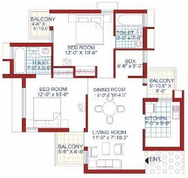 Residential Apartment for Rent in AWHO Sispal Vihar, Sector-49 Gurgaon,