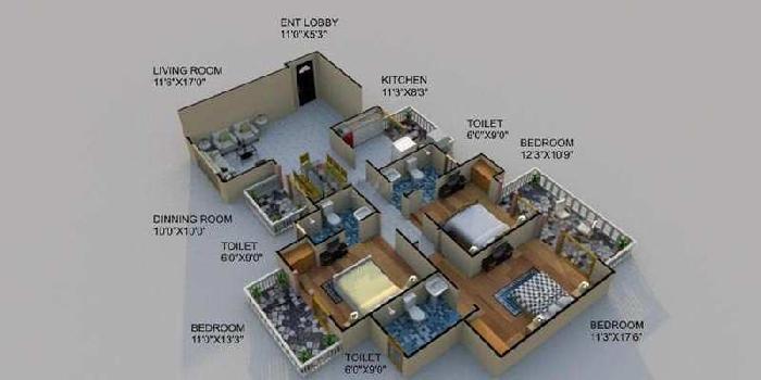 3 BHK Flat for Sale In Gurgaon