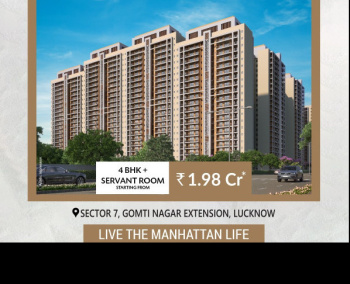 4 BHK Flats & Apartments for Sale in Gomti Nagar Extension, Lucknow (2750 Sq.ft.)