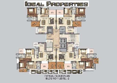 1255 sq.ft Luxurious Flat for Sale with all modern amenities