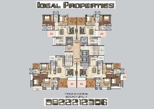 2510 Sqft 3 BHK flat for sale with all modern amenities in Baner