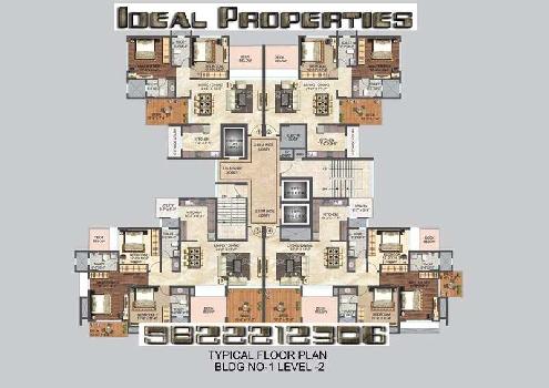 2510 Sqft 3 BHK flat for sale with all modern amenities in Baner