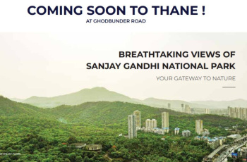 3 BHK Flats & Apartments for Sale in Ghodbunder Road, Thane (1055 Sq.ft.)