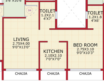 Builder Floor for Sale in Pushpak Nagar, Navi Mumbai (700 Sq.ft.)