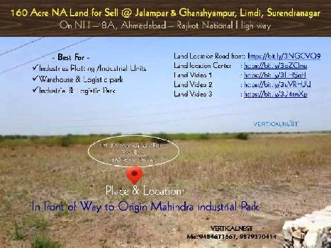 160 Acre Agricultural/Farm Land for Sale in Jamalpur, Ahmedabad