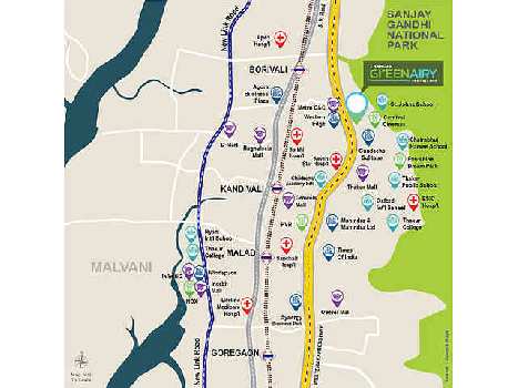 1 BHK Flats & Apartments for Sale in Western Express Highway, Mumbai (430 Sq.ft.)