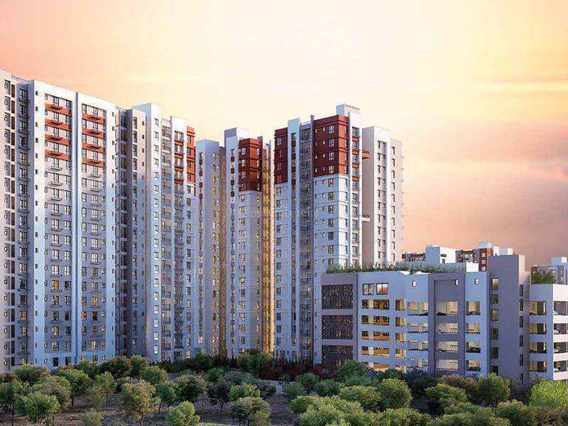 3 BHK Flats & Apartments for Sale in Em Bypass Extension, Kolkata (1025 Sq.ft.)