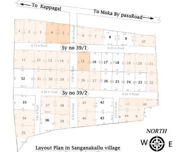5600 Sq.ft. Agricultural/Farm Land for Sale in Kappagal Road, Bellary