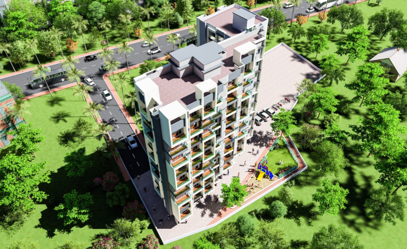 1 BHK Flats & Apartments for Sale in Dombivli West, Thane (610 Sq.ft.)