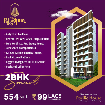 2 BHK Flats & Apartments for Sale in Thane (554 Sq.ft.)