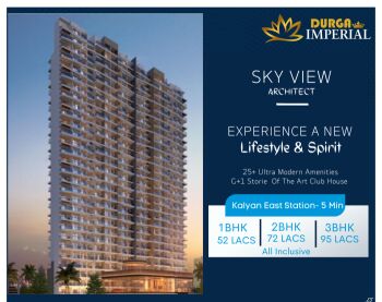 1 BHK Flats & Apartments for Sale in Thane (680 Sq.ft.)