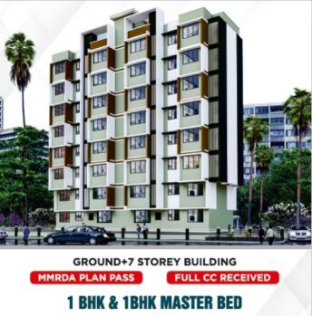 1 BHK Flats & Apartments for Sale in Thane (427 Sq.ft.)