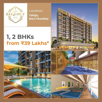 1 BHK Flats & Apartments for Sale in Navi Mumbai (256 Sq.ft.)