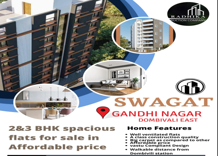 2 BHK Flats & Apartments for Sale in Thane (1138 Sq.ft.)