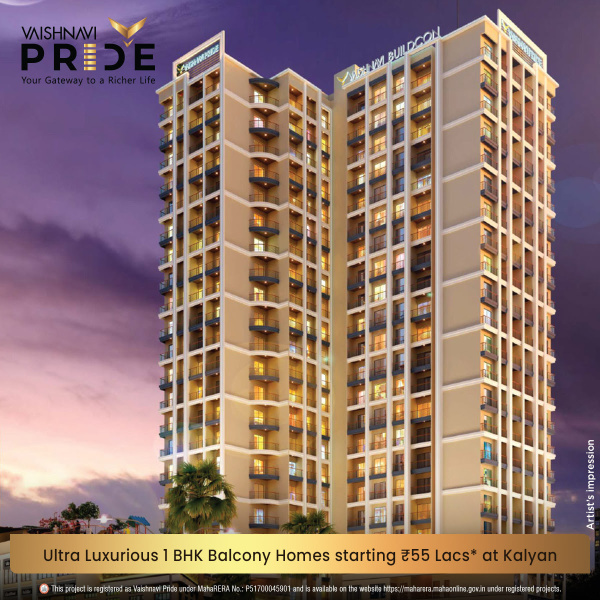1 BHK Flats & Apartments for Sale in Thane (412 Sq.ft.)