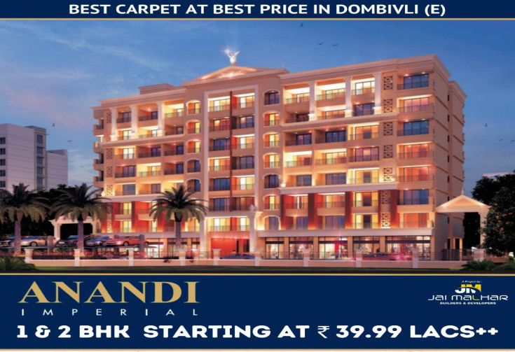 1 BHK Flats & Apartments for Sale in Nandivali, Thane (484 Sq.ft.)