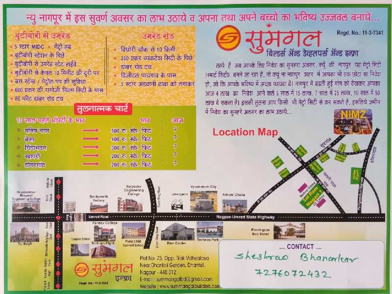 1000 Sq.ft. Residential Plot For Sale In Umred Road, Nagpur