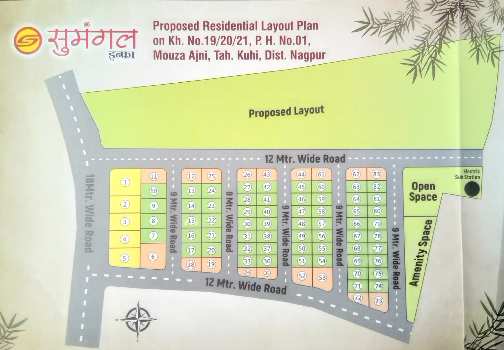 1000 Sq.ft. Residential Plot for Sale in Umred Road, Nagpur